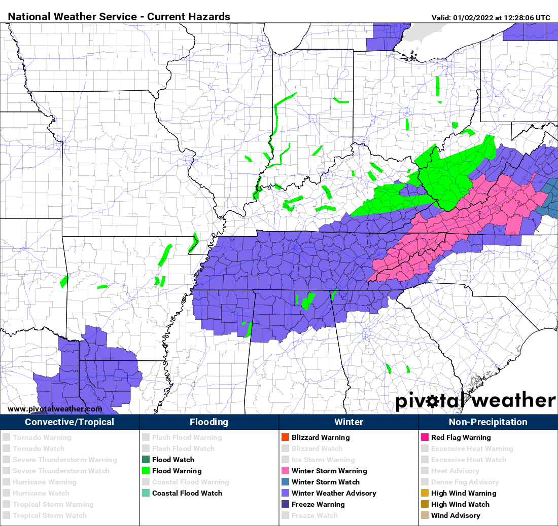 Winter Weather Advisory for Russell County | Laker Country 104.9 FM WJRS