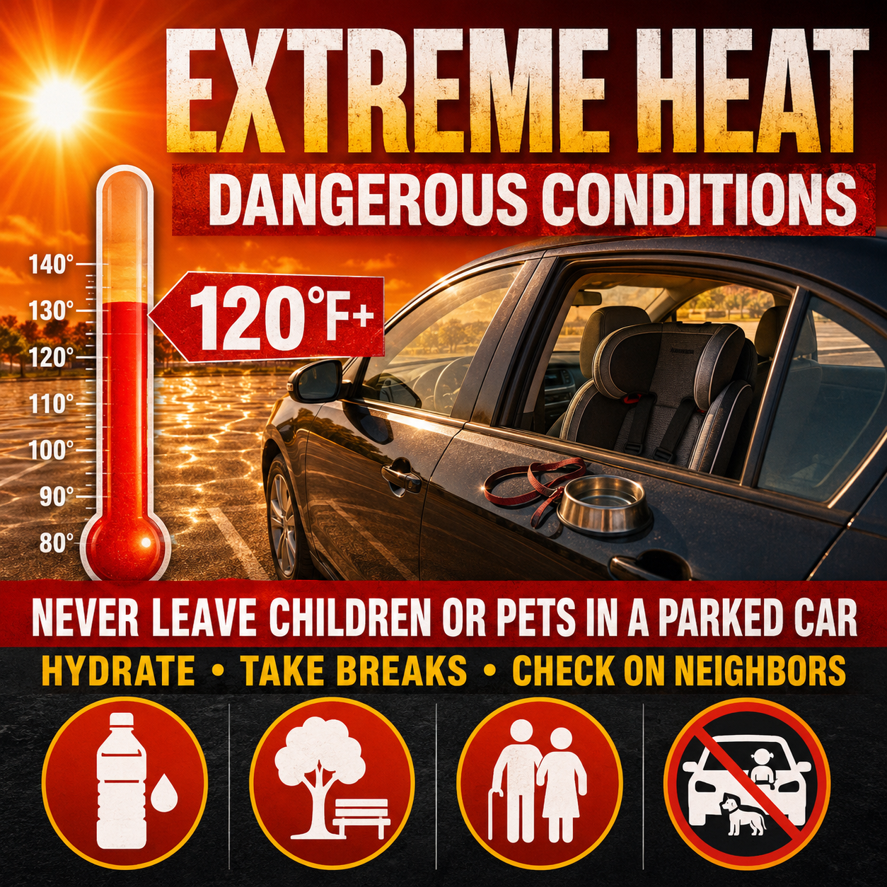 Mid-90s Heat Brings Serious Risks for Children, Pets and Seniors | Laker Country...
